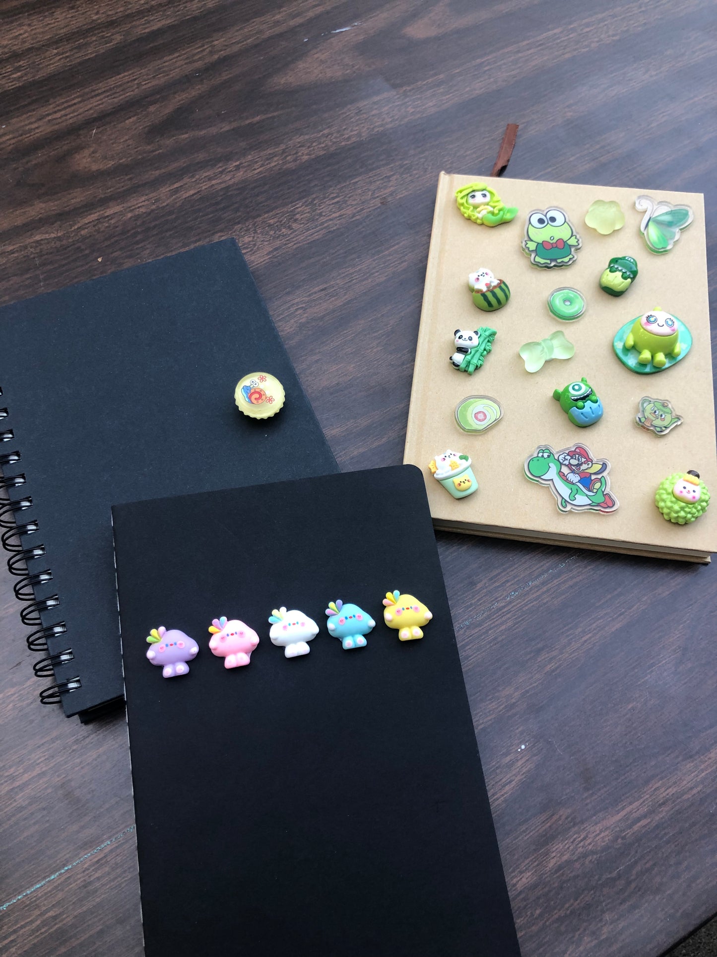 DIY Journal with 200 Blank Pages and a Black Hardcover (Spiral Bound)