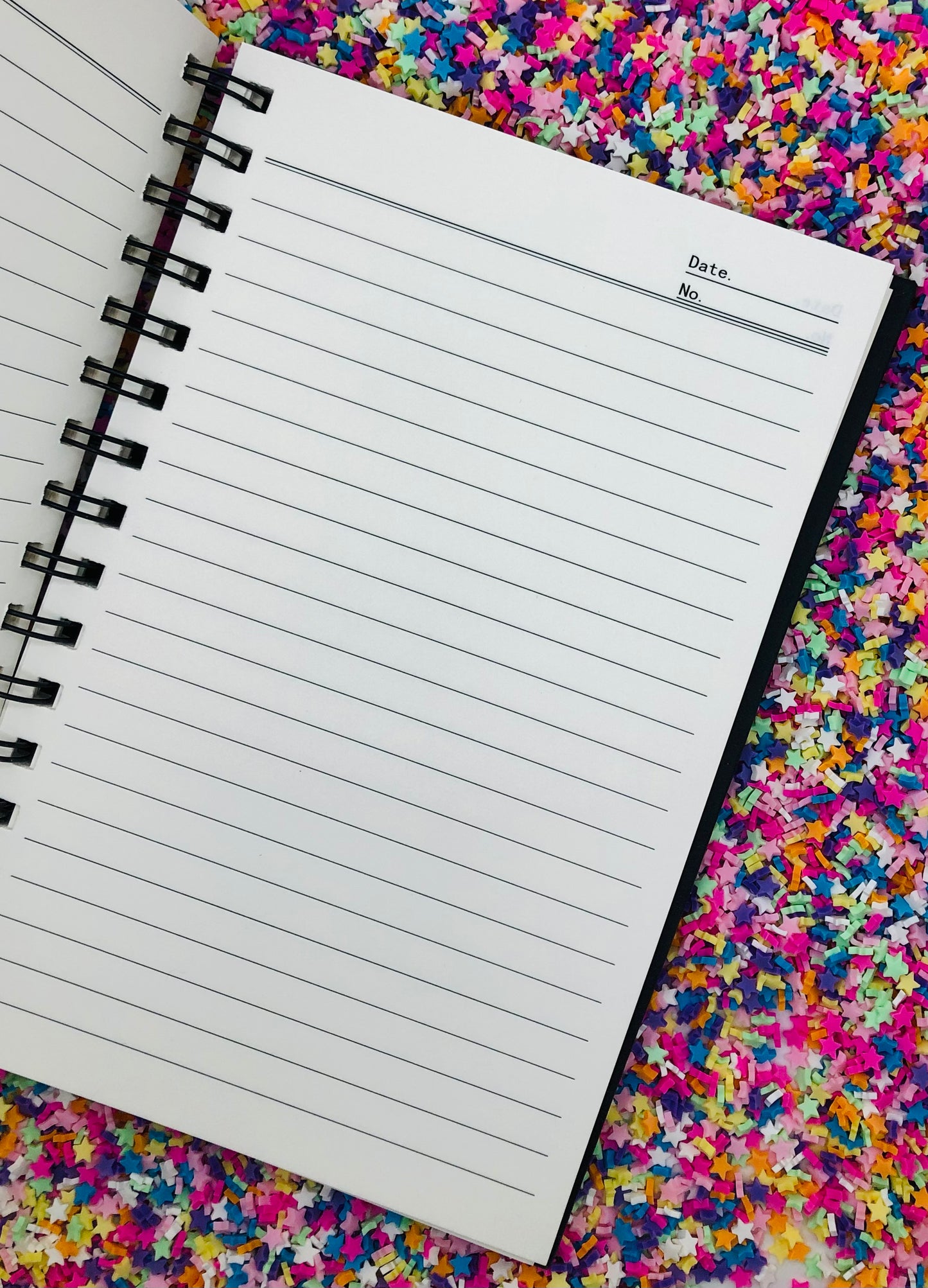 DIY Journal with 200 Blank Pages and a Black Hardcover (Spiral Bound)