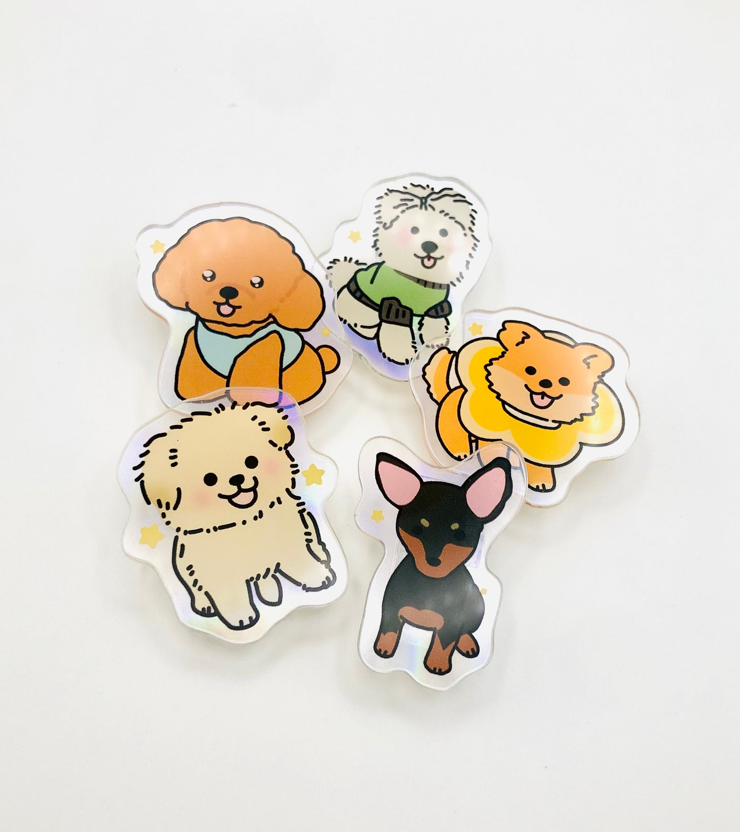 The Cutest Clip - #77 Dogs, set of 5