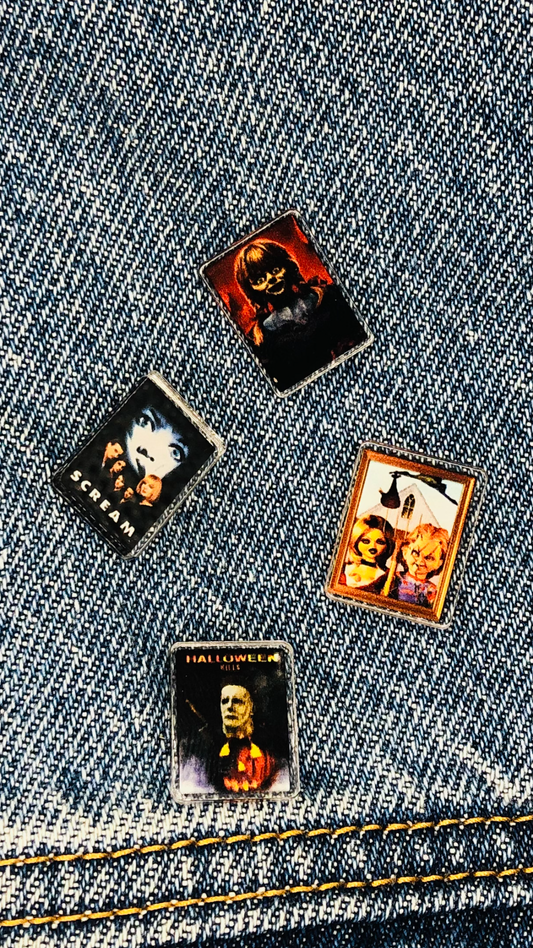 hinono Mini Pins - Halloween Collection, set of 4 #61