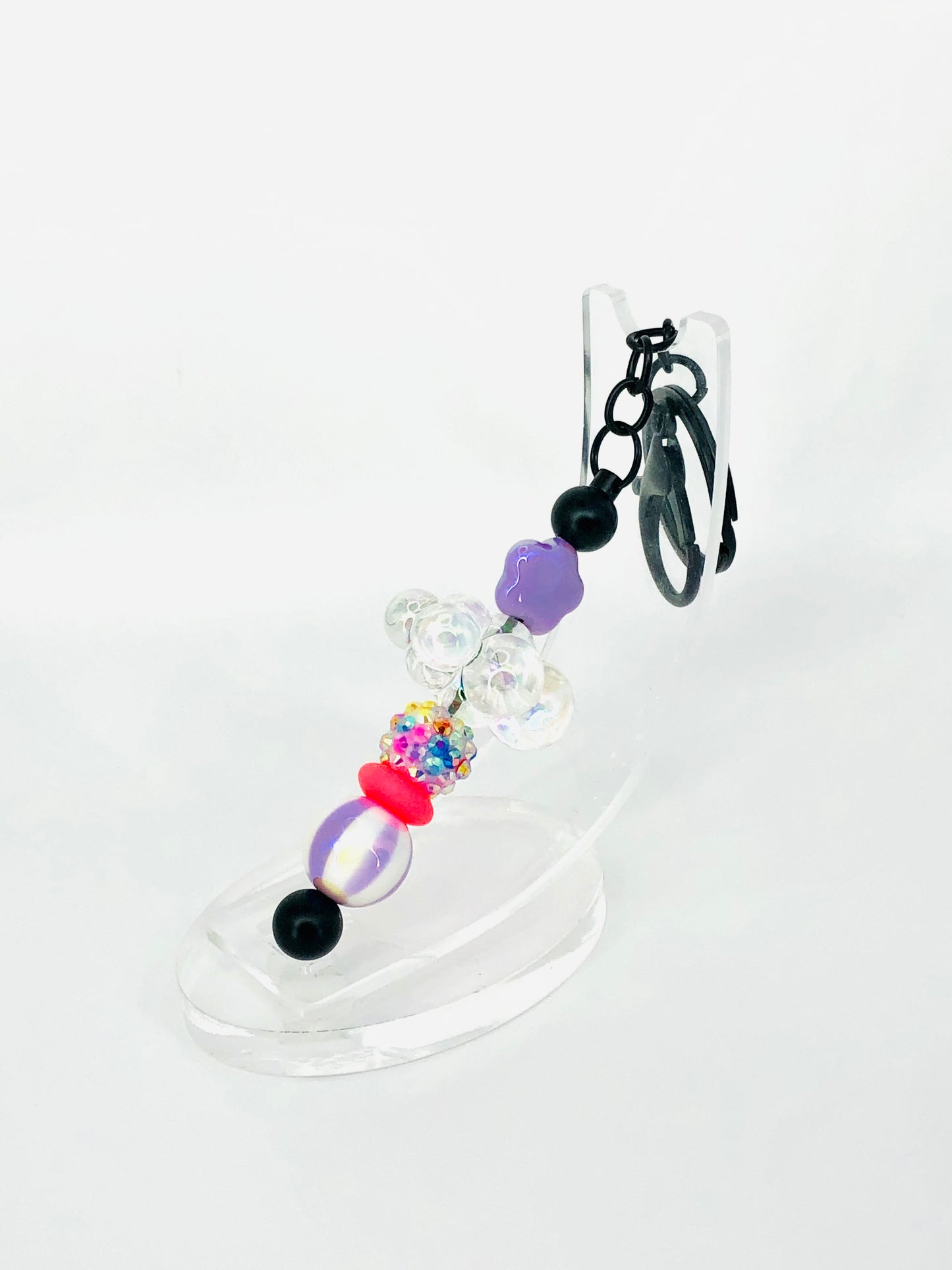 hinono Beaded Bar Keychain #120