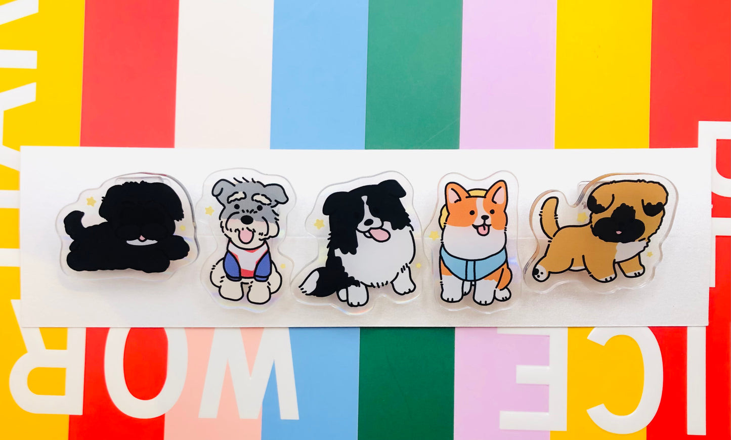 The Cutest Clip - #76 Dogs, set of 5