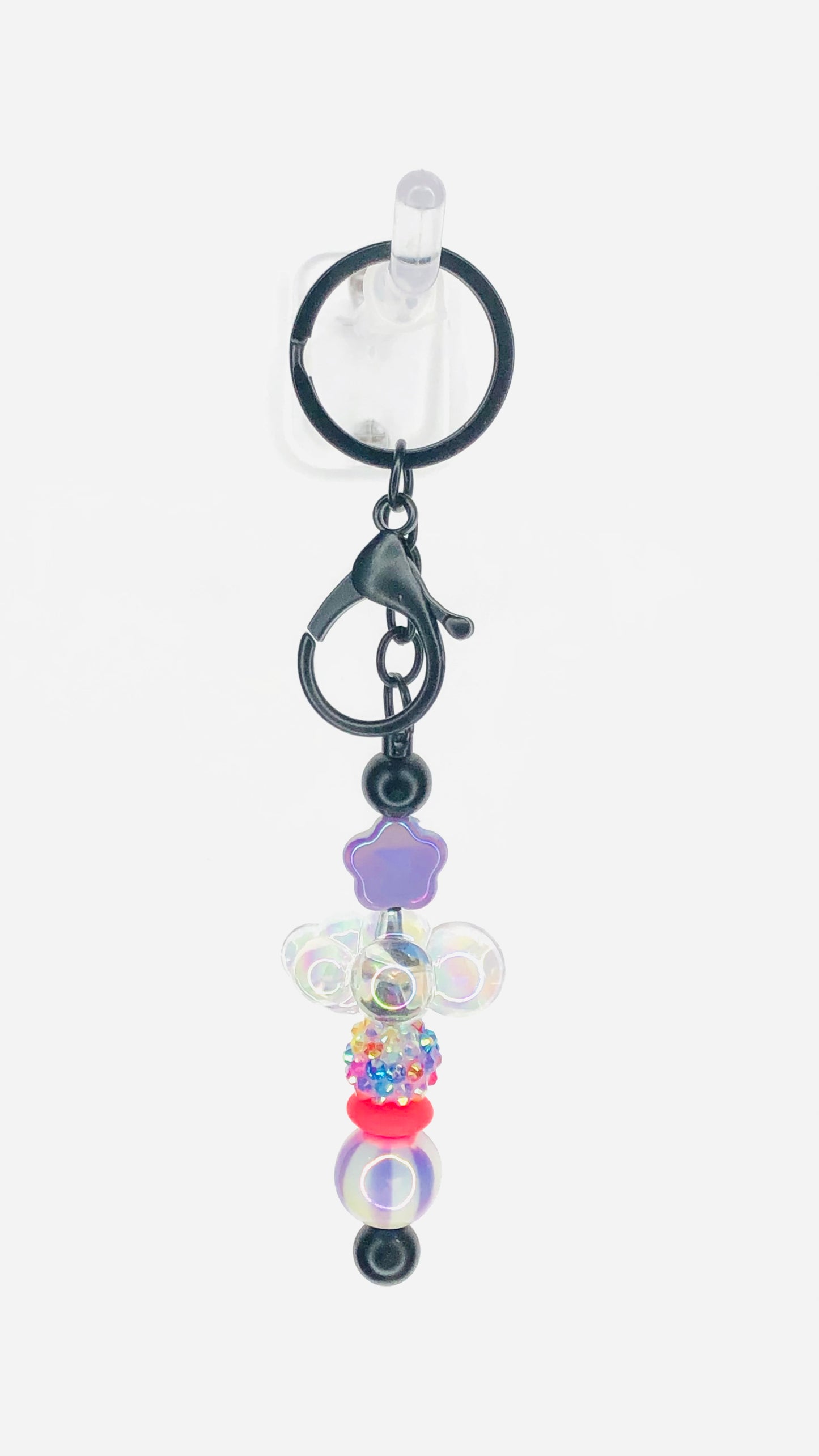 hinono Beaded Bar Keychain #120