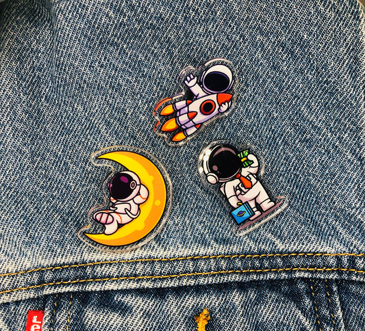 hinono Pins - Space Collection, set of 3 #387