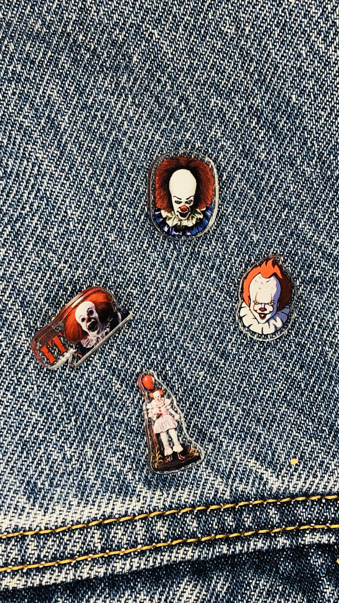 hinono Mini Pins - Halloween Collection, set of 4 #60