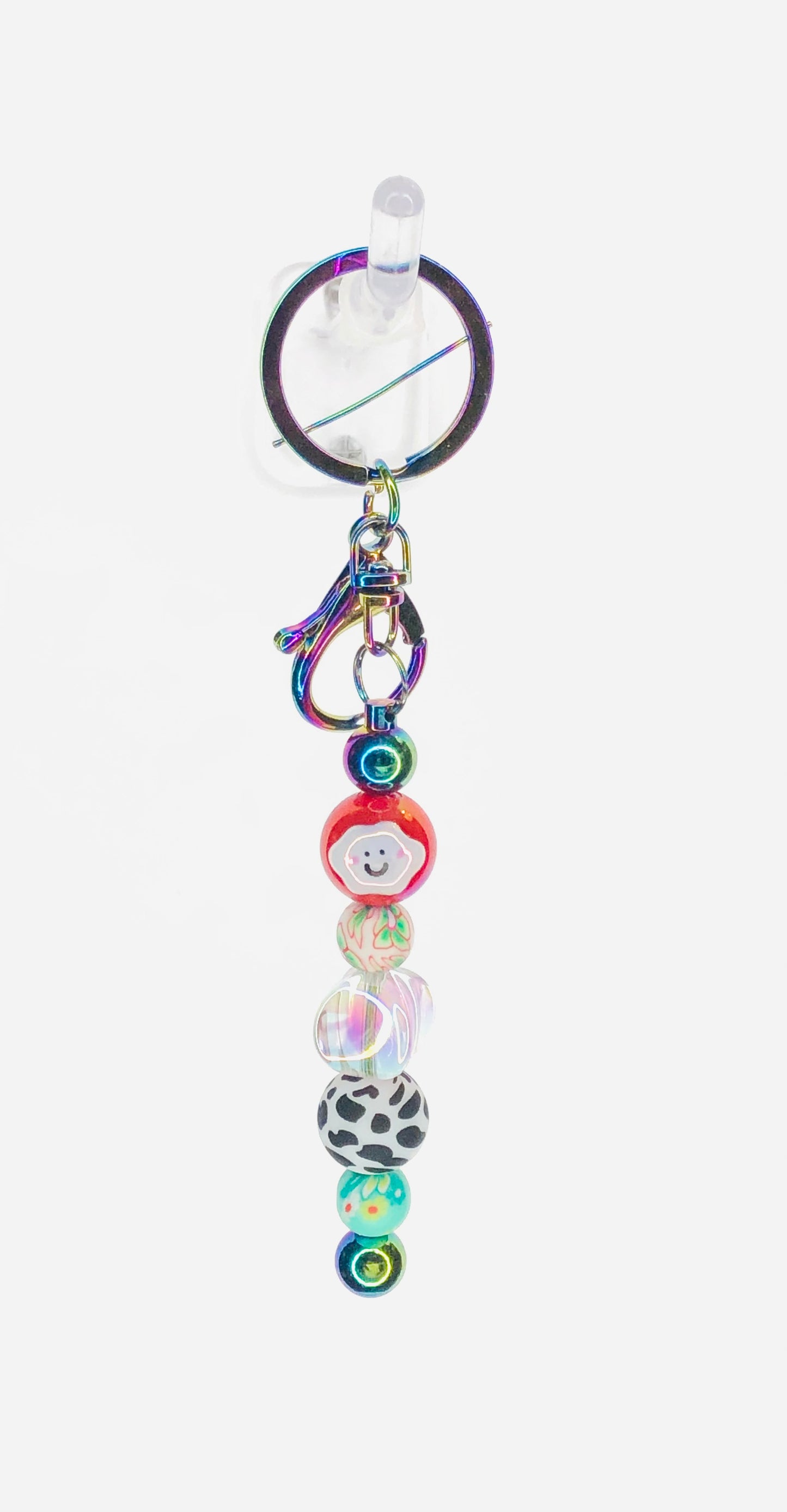 hinono Beaded Bar Keychain #121