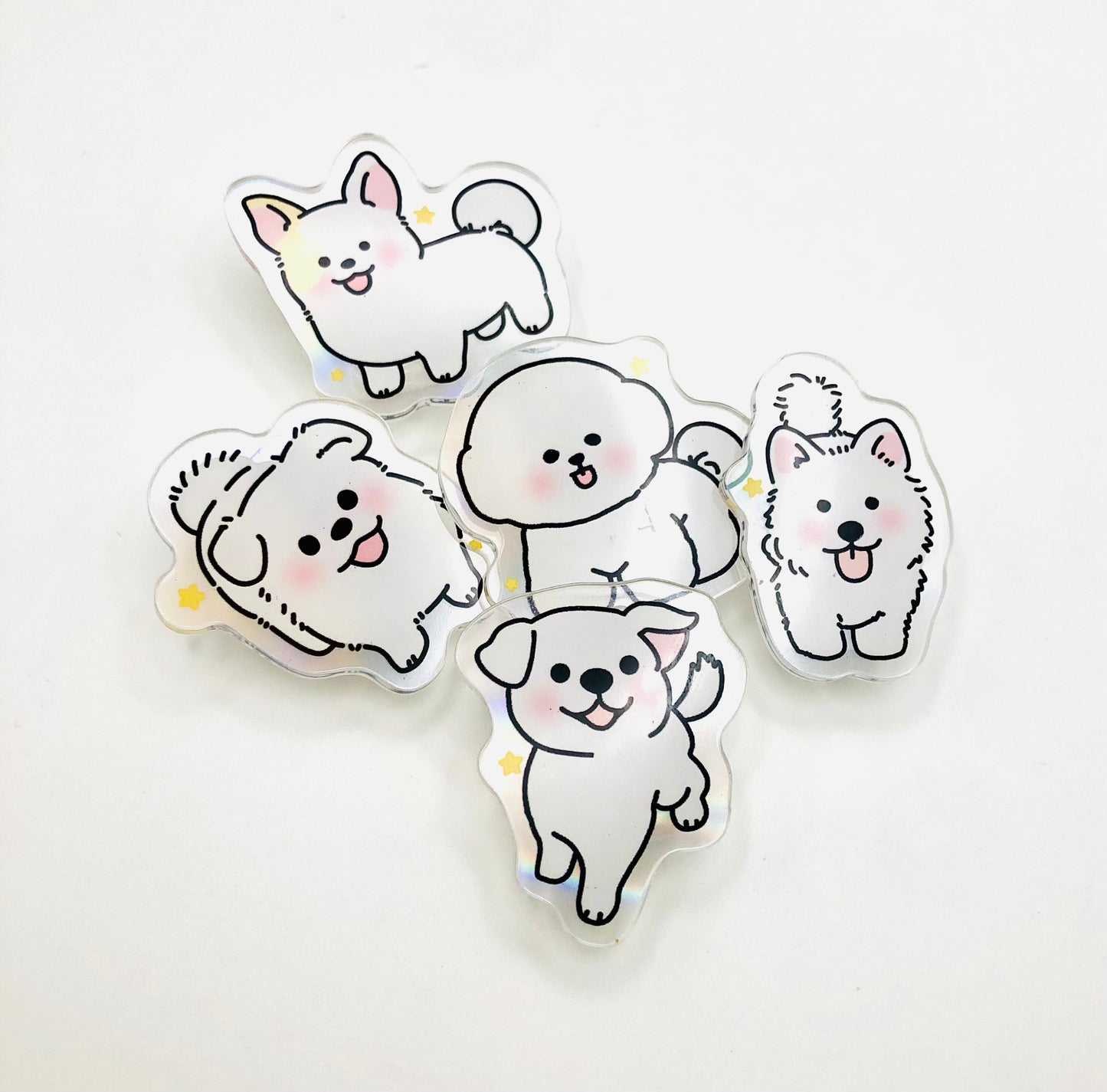 The Cutest Clip - #74 Dogs, set of 5