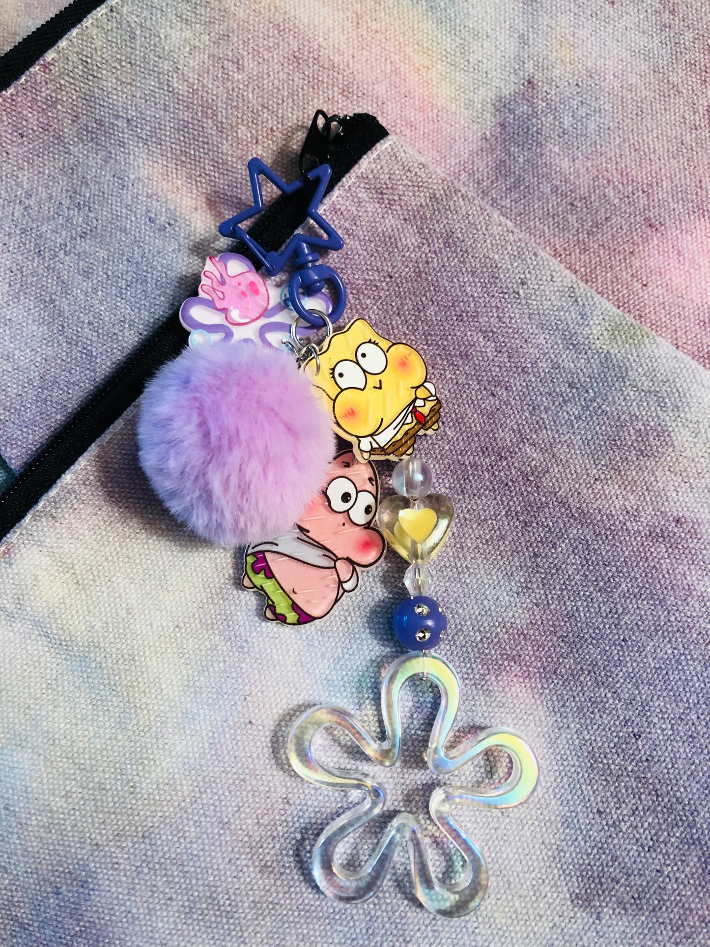 Pouch with Bikini Bottom Keychain